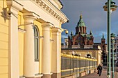 uspenski cathedral, the center of the finnish church, helsinki, finland, europe