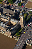 Großbritannien, London, Luftaufnahme des Palace of Westminster