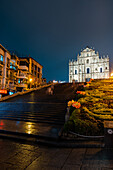 Blick auf die Ruinen von Saint Paul's, Macao