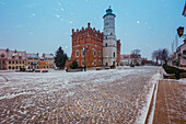Rathaus am Stadtplatz, Sandomierz, Polen