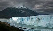South America. Argentina.  Patagonia. Santa Cruz Province.\nAndes Mountains. Lake Argentino. Glacier Perito Moreno
