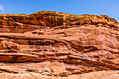 USA, Utah, Escalante, Red rock sandstone formations in Grand Staircase-Escalante National Monument
