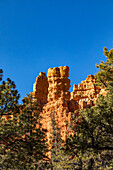 Vereinigte Staaten, Utah, Bryce-Canyon-Nationalpark, Hoodoo-Felsformationen