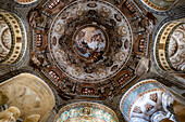 Kuppel in der Basilika San Vitale, UNESCO-Weltkulturerbe, Ravenna, Emilia-Romagna, Italien, Europa