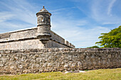 Außenmauern, Fort San Jose, Campeche, Bundesstaat Campeche, Mexiko, Nordamerika