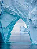 Large icebergs floating in the Bellingshausen Sea, Antarctica, Polar Regions