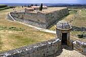 Santa Barbara Wälle, Almeida, historisches Dorf rund um die Serra da Estrela, Bezirk Castelo Branco, Beira, Portugal, Europa