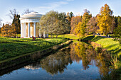 The Temple of Friendship in Pavlovsk Park, Pavlovsk, near St. Petersburg, Russia, Europe