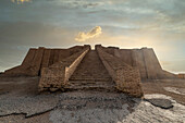 Ziggurat, ancient city of Ur, The Ahwar of Southern Iraq, UNESCO World Heritage Site, Iraq, Middle East