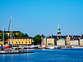 Blick auf die Gamla Stan, Stockholm, Provinz Stockholm, Schweden, Skandinavien, Europa
