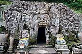 Elephant Cave Temple im Sacred Monkey Forest Sanctuary, Ubud, Bali, Indonesien, Südostasien, Asien