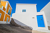 Traditional houses, Panarea, Aeolian Islands, UNESCO World Heritage Site, Sicily, Italy, Mediterranean, Europe