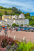 View of Llandudno Promenade, Llandudno, Conwy County, North Wales, United Kingdom, Europe