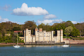 Upnor Castle on the west bank of the River Medway, Upnor, near Chatham, Kent, England, United Kingdom, Europe