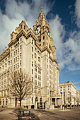 Exterieur des Liver Building, Liverpool, Merseyside, England, Vereinigtes Königreich, Europa
