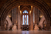 Innenraum der Kathedrale von Liverpool, Liverpool, Merseyside, England, Vereinigtes Königreich, Europa