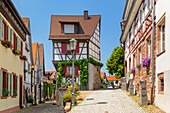 Fachwerkhäuser in der Altstadt von Gengenbach, Kinzigtal, Schwarzwald, Baden-Württemberg, Deutschland, Europa