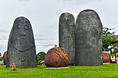 Akom monolith memorial, Calabar, Niger Delta, Nigeria, West Africa, Africa