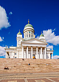 Lutherische Kathedrale am Senatsplatz, Helsinki, Kreis Uusimaa, Finnland, Europa