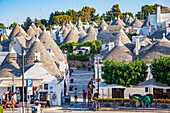 Trulli-Häuser, Alberobello, UNESCO-Weltkulturerbe, Apulien, Italien, Europa