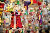 Traditional glass ornaments at Christmas Market, Bamberg, Germany ()