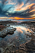 Sunset from the tide pools in La Jolla, CA