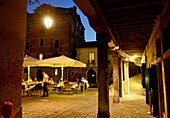 Restaurant at San Giacomo Da l´ Orio in San Polo, Venice, Italy