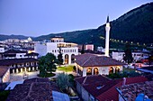 Hauptmoschee im UNESCO-Weltkulturort Berat, Albanien