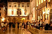Am Rektorenpalast in der Altstadt von Dubrovnik, Süd-Dalmatien, Kroatische Adriaküste, Kroatien