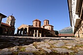 in Naum Monastery on the shore of Lake Ohrid, North Macedonia