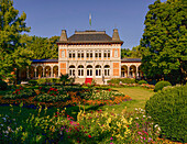 Königliches Kurhaus im Kurpark, Bad Elster, Vogtland, Sachsen, Deutschland