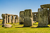 Neolithisches Monument Stonehenge, Salisbury Plain, Salisbury, Wiltshire, England.
