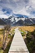 Neuseeland, Südinsel, Canterbury, Aoraki-Mt. Cook-Nationalpark, Wanderung im Hooker Valley