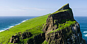 Mykinesholmur. Island Mykines, Part Of The Faroe Islands In The North Atlantic. Denmark