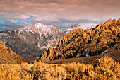 USA, California. White Mountains landscape