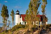 Point Betsie Lighthouse on Lake Michigan, Benzie County, Frankfort, Michigan