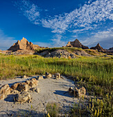 Badlands formations n Badlands National Park, South Dakota, USA