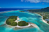 Koromiri-Insel, Muri-Lagune, Rarotonga, Cook-Inseln, Südpazifik