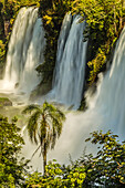Brazil, Iguazu Falls. Landscape of waterfalls.