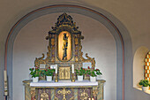 Schwarze Madonna, Königin des Friedens, Pfarrkirche St. Joseph, Beilstein an der Mosel, Cochem-Zell, Rheinland-Pfalz, Deutschland