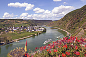 View of the Moselle from Metternich Castle, Beilstein on the Moselle