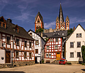 Blick vom Rossmarkt zum Dom, Limburg an der Lahn, Hessen; Deutschland