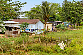 Dorf Praia das Burras auf der Insel Príncipe in Westafrika, Sao Tomé e Príncipe
