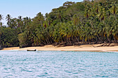 Praia Macaco auf der Insel Príncipe in Westafrika, Sao Tomé e Príncipe