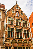 Architecture in Bruges, West Flanders, Belgium.