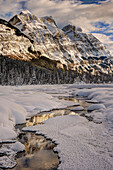 Winter im Jasper Nationalpark, Alberta, Kanada