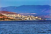 Sea of Galilee Israel Tiberias in distance. Tiberais was a Roman City, which could be seen by the Christians.
