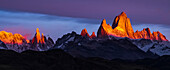 Argentinien, Patagonien, Sonnenaufgang, bunt