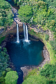 Wailua Falls, Kauai, Hawaii, USA.