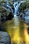 USA, Oregon, Florenz. Wasserfall im Strom